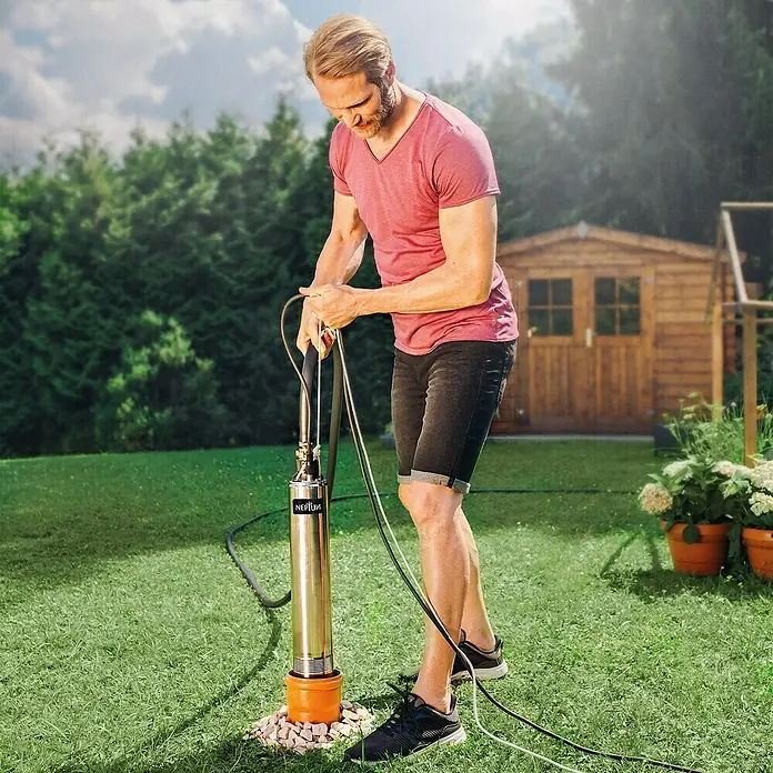 Neptun Tlačna potopna pumpa NTP-E 100 - 1.000 W, Maksimalni protok: 6.500 l/h - Proizvod u upotrebi