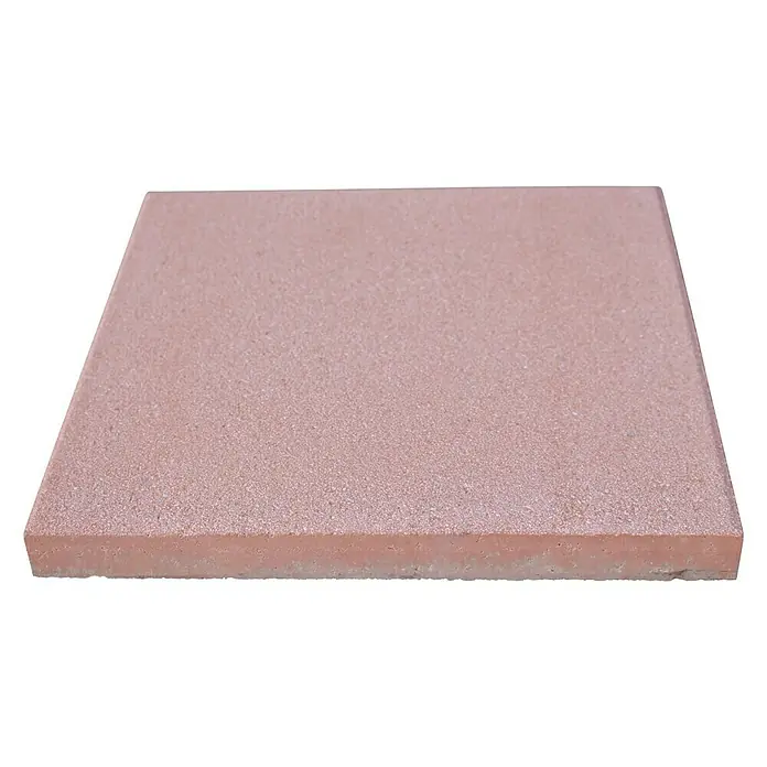 Terrassenplatte Petra - L x B x S: 40 x 40 x 3,8 cm, Rosé, Beton - Diagonale Ansicht
