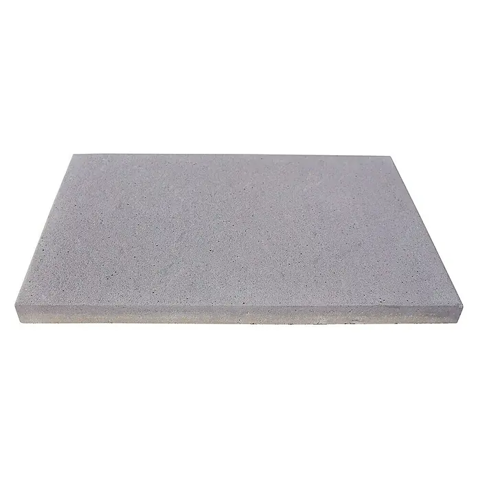Terrassenplatte Torino - L x B x S: 60 x 40 x 3,8 cm, Grau, Beton - Diagonale Ansicht