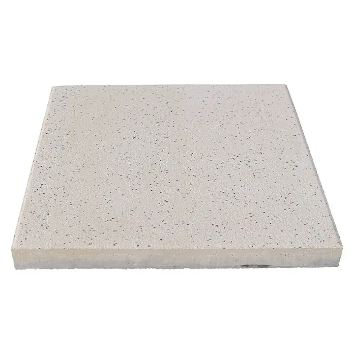 Terrassenplatte Kristal - L x B x S: 40 x 40 x 3,8 cm, Gelb, Beton - Diagonale Ansicht