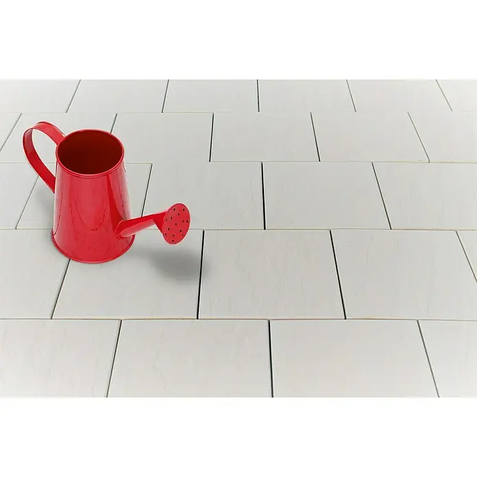 Terrassenplatte Torino - L x B x S: 40 x 40 x 3,8 cm, Crema, Beton - Stimmungsaufnahme