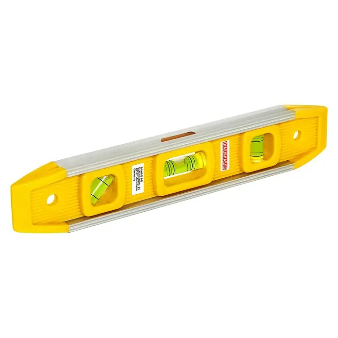 BAUHAUS Torpedó vízmérték - 23 cm - Szögletes nézet