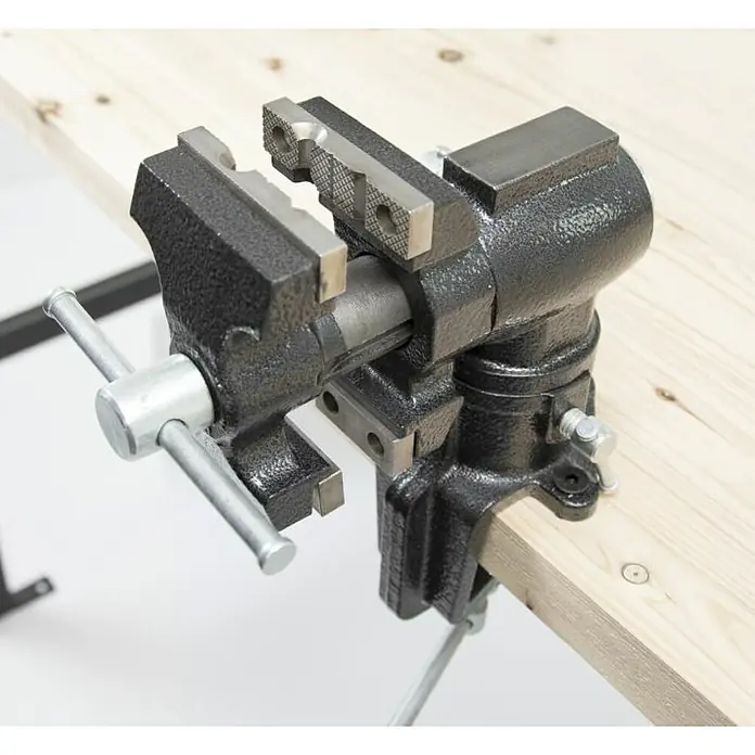 Wisent Multi-Schraubstock - Spannweite: 50 mm, Metall - Anwendungsbeispiel