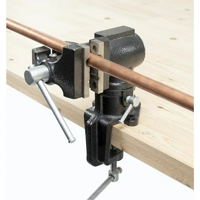 Wisent Multi-Schraubstock - Spannweite: 50 mm, Metall - Anwendungsbeispiel