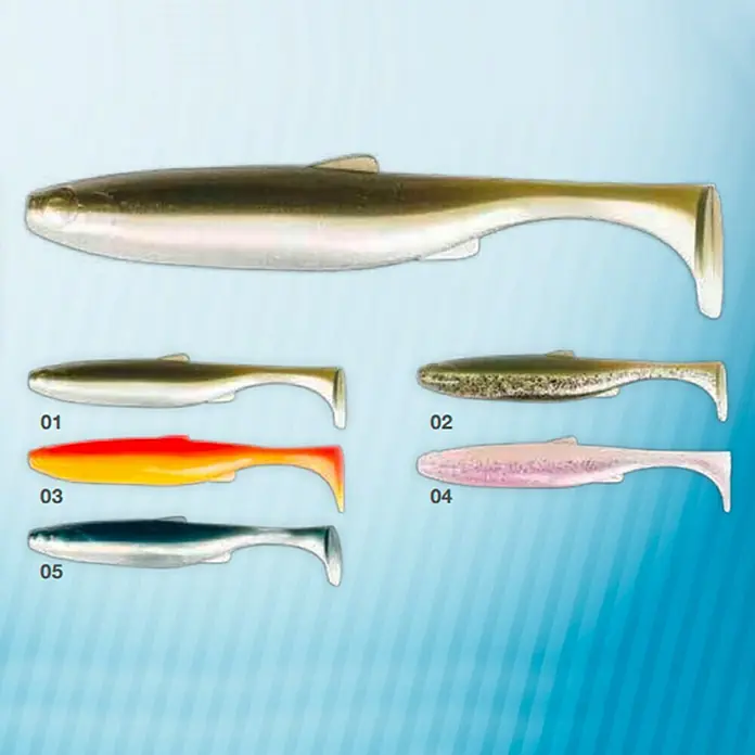 Tubertini Señuelo de pesca FG Shad 98 05 - Longitud anzuelo: 98 mm, Nácar