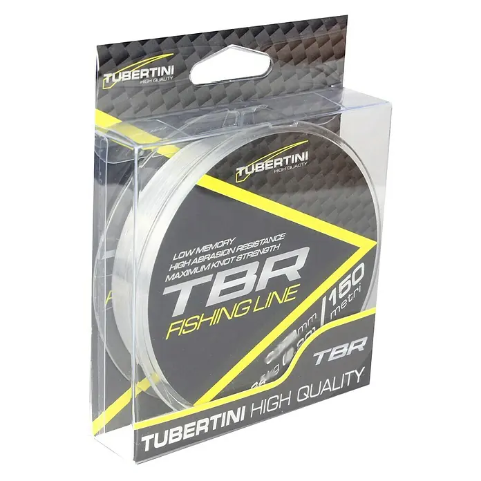 Tubertini Hilo de pesca TBR - Ø x L: 0,31 mm x 250 m, Transparente - Vista angular