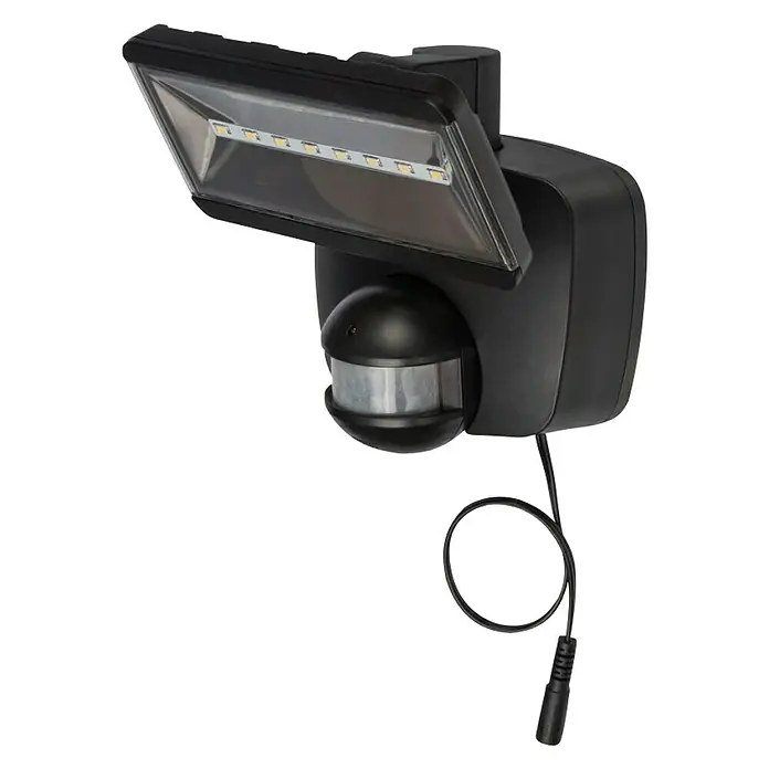 Brennenstuhl LED reflektor - Crne boje, Senzor pokreta, IP44 - Dijagonalni pogled