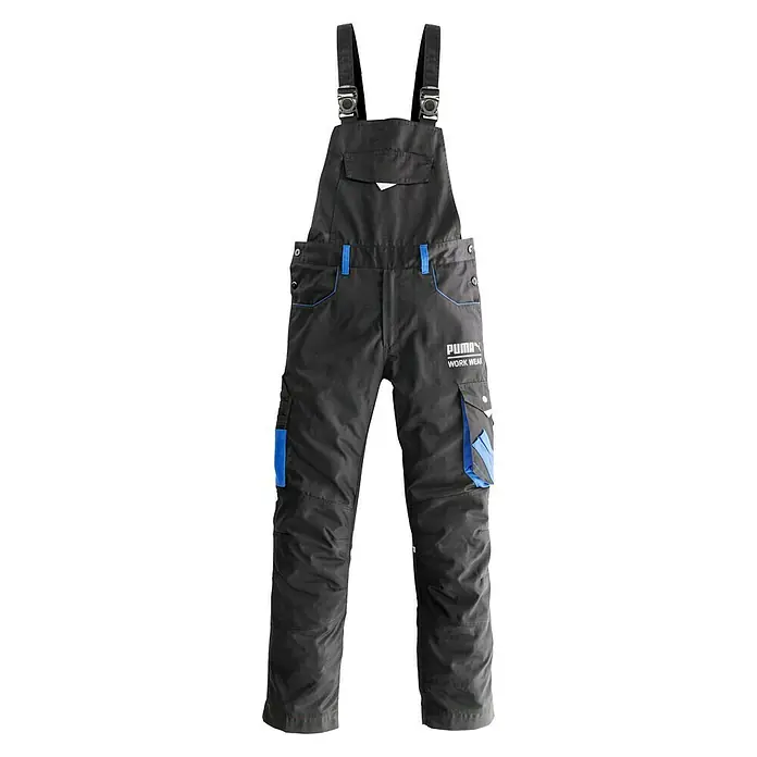Puma Workwear Latzhose Champ - 62, Carbon - Vorderansicht