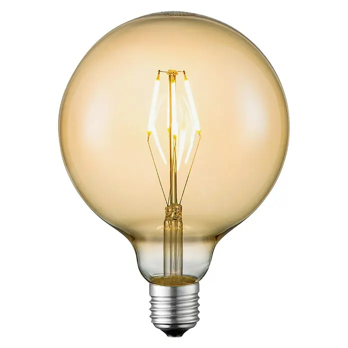 Home Sweet Home LED-Leuchtmittel Edison - 4 W, E27, Warmweiß, Globe, Durchmesser: 12,5 cm - Vorderansicht