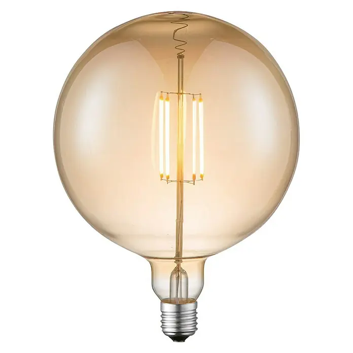 Home Sweet Home Ledlamp Edison - 4 W, E27, Warm wit, Wereldbol, Diameter: 18 cm - Vooraanzicht