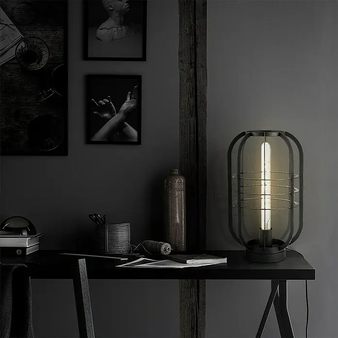 Home Sweet Home Ledlamp - 5 W, E27, Warm wit, Kleur: Transparant - Sfeeropname