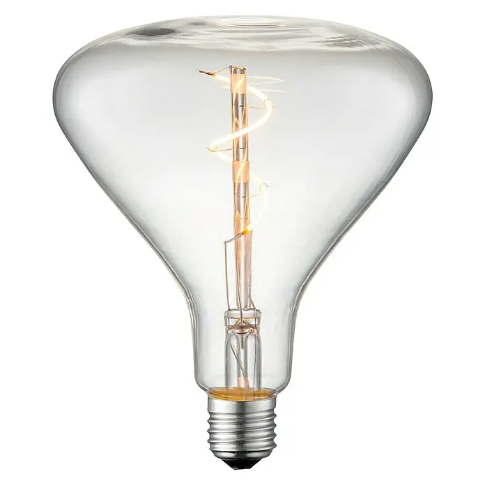 Home Sweet Home LED-Leuchtmittel - E27, 3 W, R140, 160 lm, Transparent - Vorderansicht