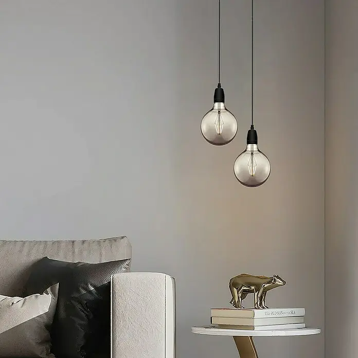 Home Sweet Home Ledlamp Smoke - E27, 4 W, G125, 40 lm - Sfeeropname