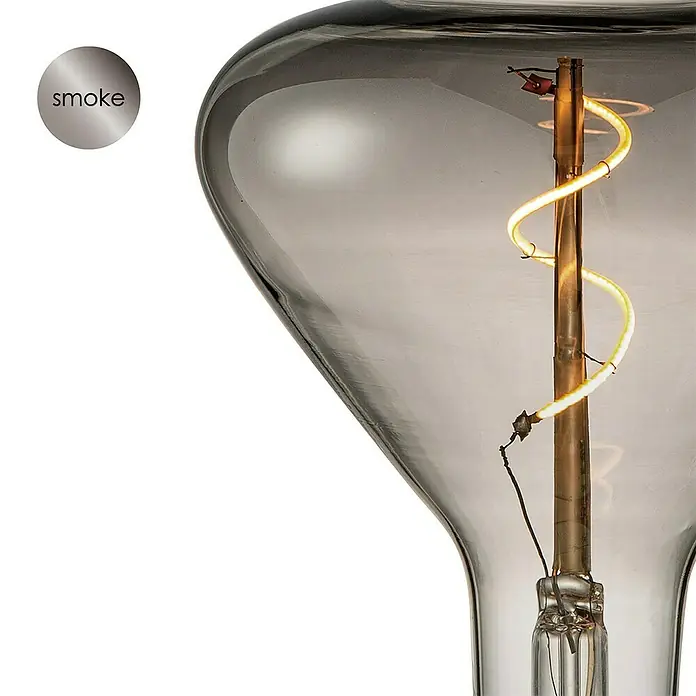 Home Sweet Home LED-Leuchtmittel - E27, 3 W, R140, 20 lm, Smoky - Detailaufnahme