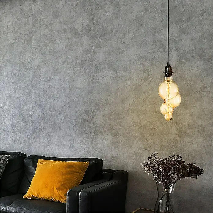 Home Sweet Home Ledlamp Bubble - E27, 4 W, 130 lm, Amber - Sfeeropname