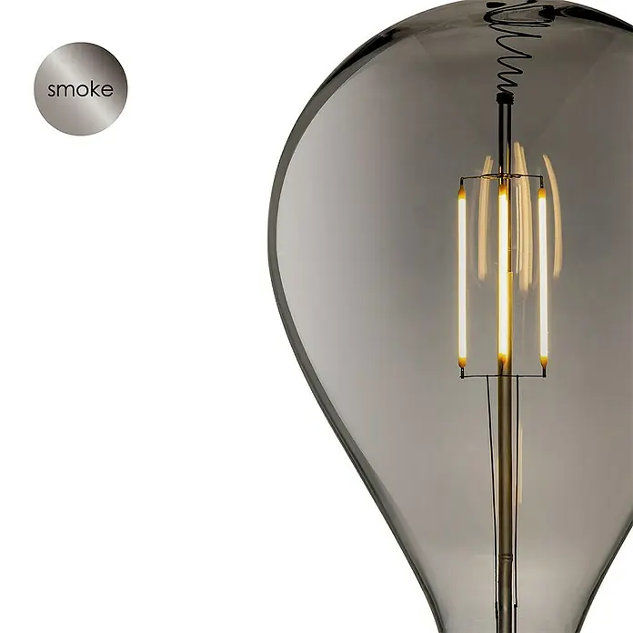 Home Sweet Home LED-Leuchtmittel Pear - E27, 4 W, 40 lm, Smoky - Detailaufnahme