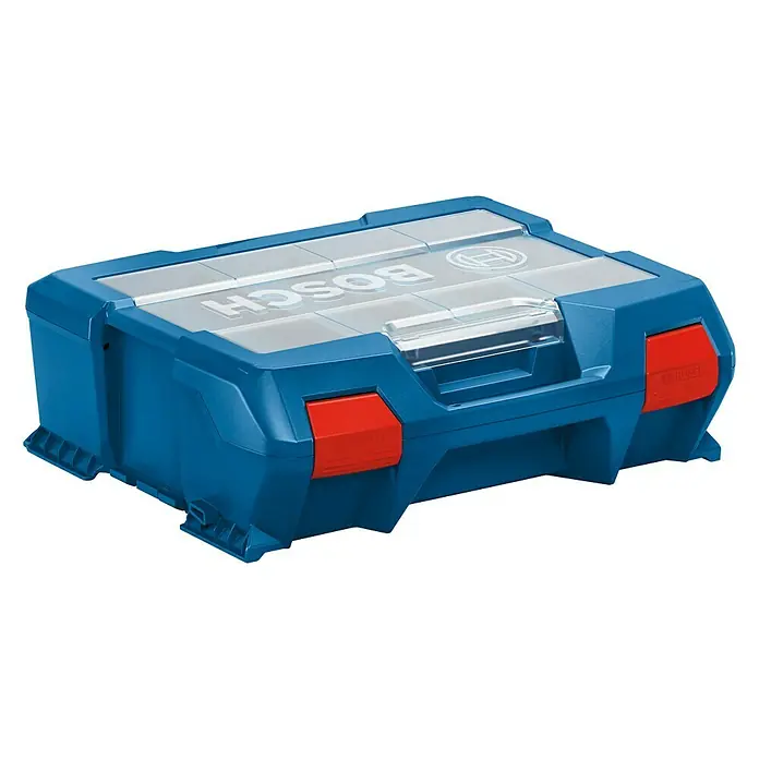Bosch Professional Akku-Schlagbohrschrauber GSB 18V-28 - 18 V, 2 Akkus, 2 Ah - 4 Ah, Leerlaufdrehzahl: 1.900 U/min, Zubehör: 82 -tlg. - Diagonale Ansicht