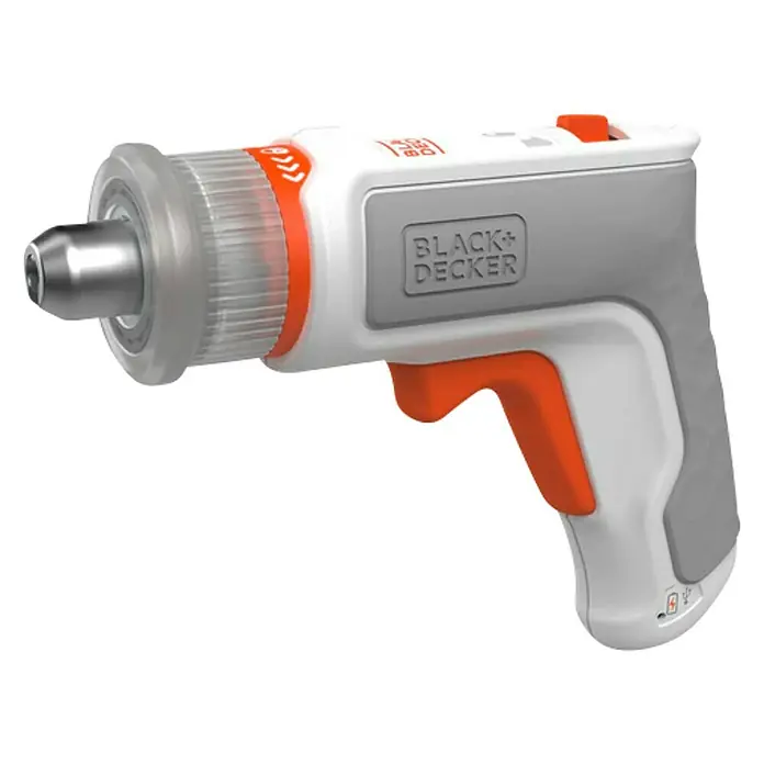 Black+Decker Atornillador de batería HEXDRIVER - 3,6 V, 1 batería, 1,5 Ah, Número de revoluciones de marcha en vacío: 0 r.p.m. - 180 r.p.m. - Vista angular