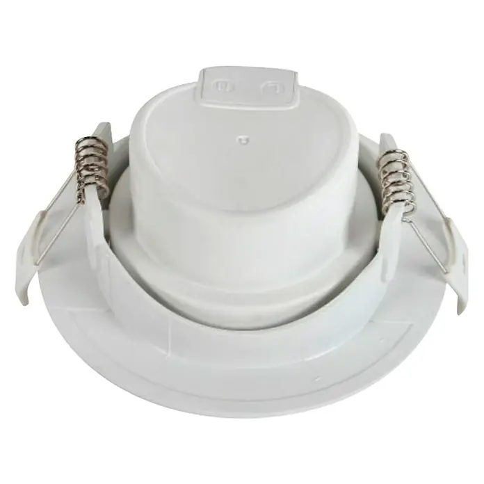 LED ugradbena svjetiljka, okrugla Green Tech - 3 W, Ø x V: 70 x 45 mm, Topla bijela - Pogled odozgo