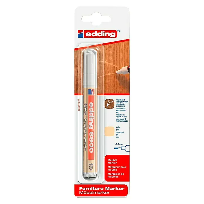Edding Marcador permanente para muebles - Pino - Vista descendente