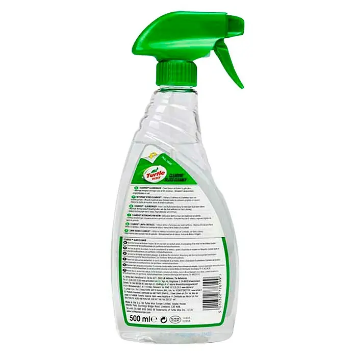 Turtle Wax Limpiacristales para coches Clearvue - 500 ml - Vista trasera