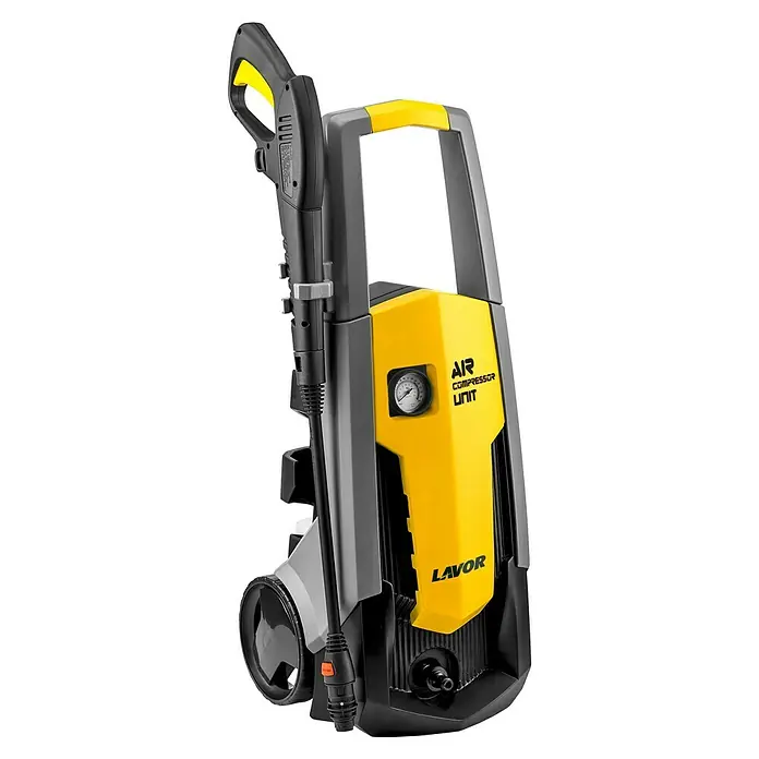 Lavor Hidrolimpiadora de alta presión Enduro 145 - 2.100 W, Presión máx.: 145 bar, Capacidad de bombeo: 450 l/h - Vista angular