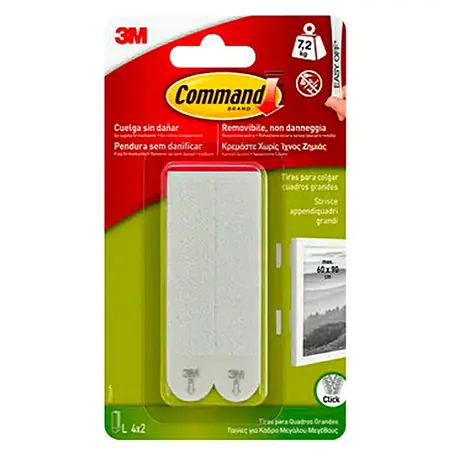 3M Command Tira autoadhesiva 17206