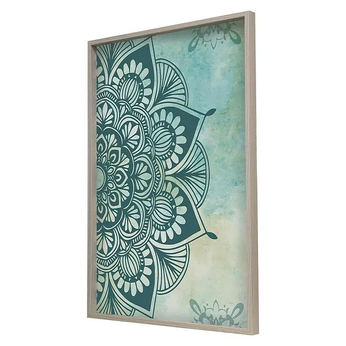 Cuadro de madera Mandalas Set - Mandalas, An x Al: 53 x 73 cm, 2 pzs. - Vista angular