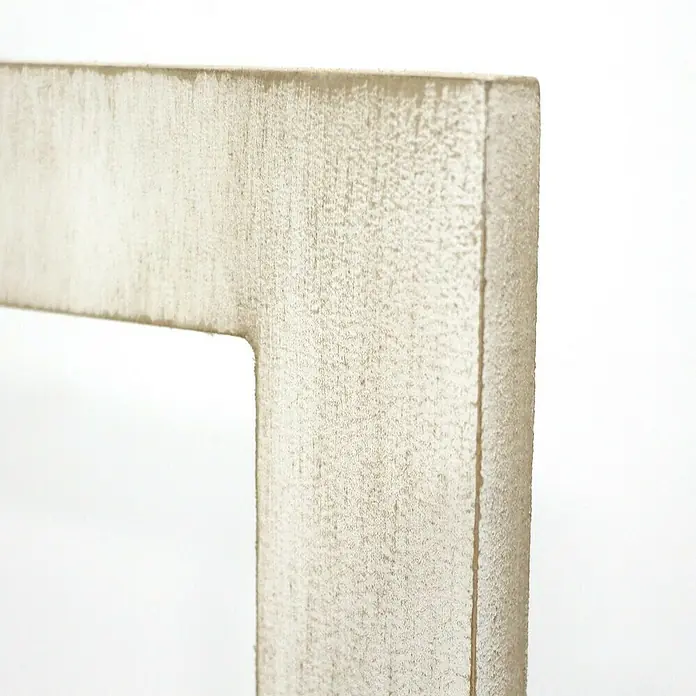 Espejo con marco de madera Julieta - 70 x 100 cm, Blanco - Primer plano