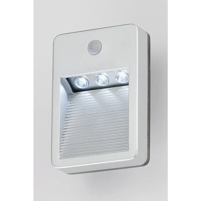 Briloner Aplique para exterior LED LERO outdoor - 3 luces, 0,06 W, 31 x 85 x 126 mm, IP54 - Foto ambiente
