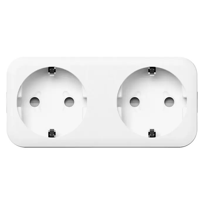 Muvit iO Enchufe inteligente WiFi con monitor de energía - Blanco, 2 Polos + Toma Tierra, Plástico, 1 ud. - Vista superior