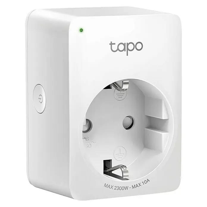 TP-Link Enchufe inteligente Tapo p100 - Blanco - Vista angular