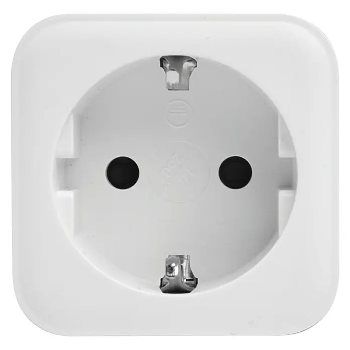 Muvit iO Enchufe inteligente con monitor de energía - Blanco, Plástico, Tipo de montaje: Ubicar - Vista frontal