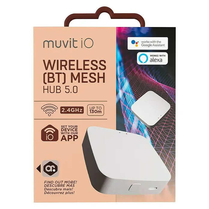 Muvit iO Amplificador señal WLAN Mesh Hub - Blanco - Vista frontal