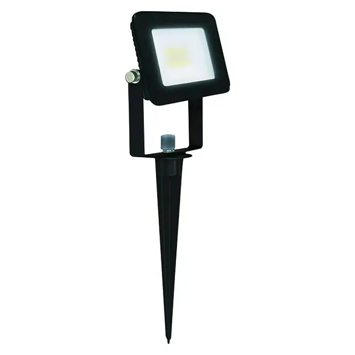 Muvit iO Foco de jardín LED - 1 luz, 20 W, Negro - Vista angular