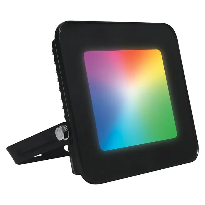 Muvit iO Foco de jardín LED - 1 luz, 20 W, Negro - Vista angular