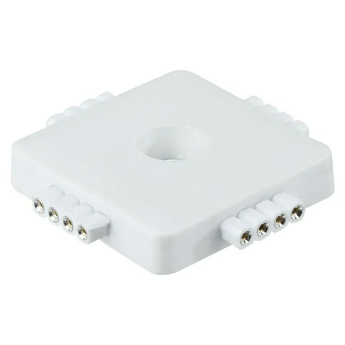 Paulmann Enchufe de conexión YourLED X-Connector - 33 x 33 x 7 mm, Plástico - Vista angular