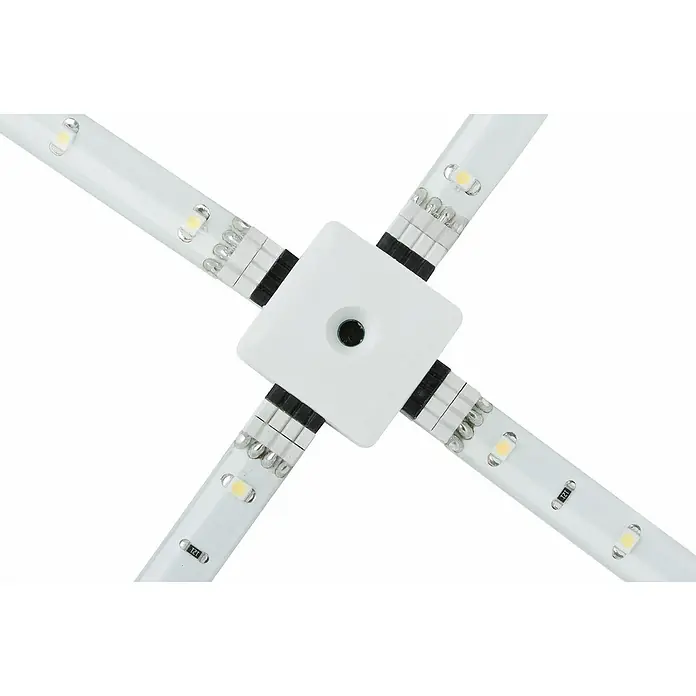 Paulmann Enchufe de conexión YourLED X-Connector - 33 x 33 x 7 mm, Plástico - Primer plano