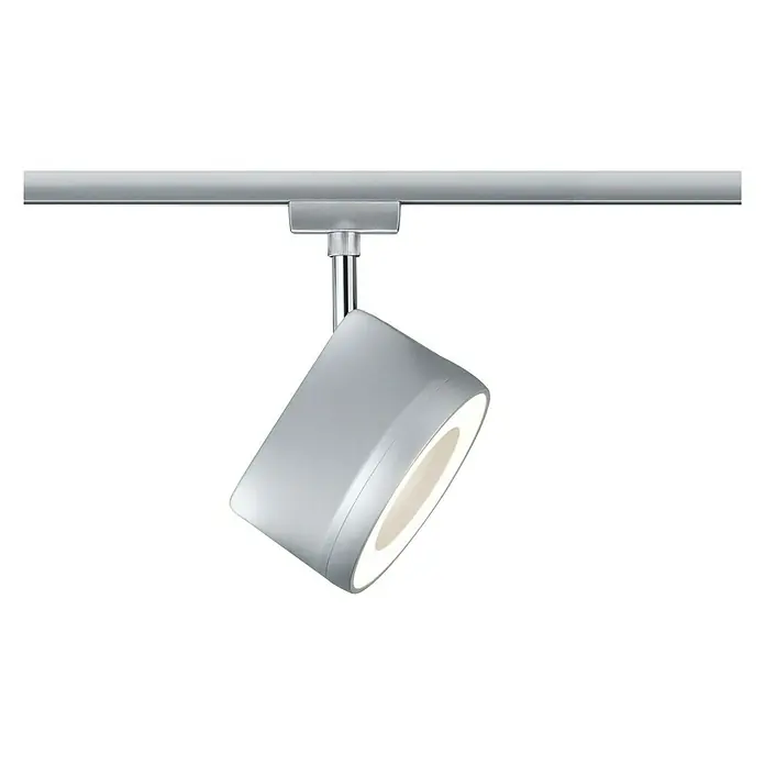 Paulmann URail LED-Spot Arena - L x B x H: 7,8 x 12,3 x 19,1 cm, Chrom, Chrom matt, 15 W - Rechte Seitenansicht