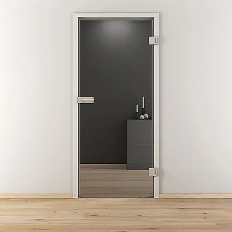 Diamond Doors  Glasdrehtür Magic Grey Clear