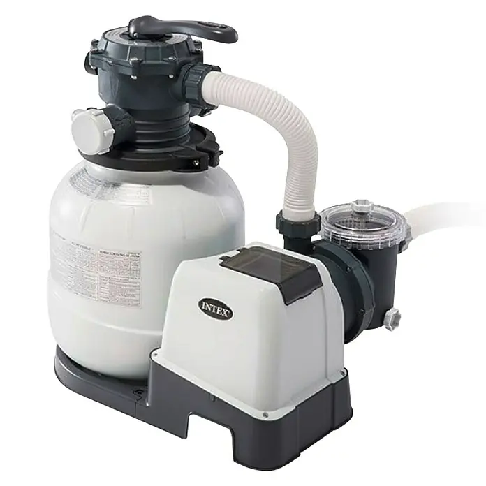 Intex Sistem peščenega filtra - Zmogljivost filtra: 6 m³/h, Ustrezno za: Bazene do 36.000 l - Pogled pod kotom