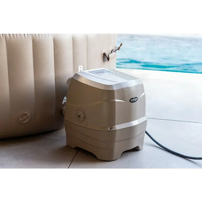 Intex Pure Spa Hidromasažni bazen Pure Spa Bubble - Ø x V: 216 x 71 cm, 1.098 l, Prikladno za: 6 odraslih osoba - Živopisni prikaz