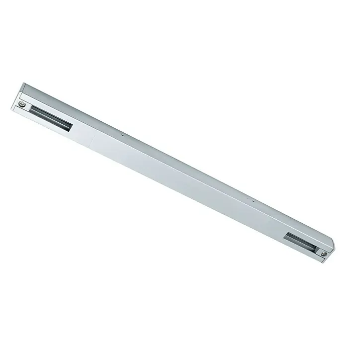 Paulmann URail Mittel-Einspeisung - L x B x H: 304 x 18 x 18 mm, Chrom matt - Diagonale Ansicht