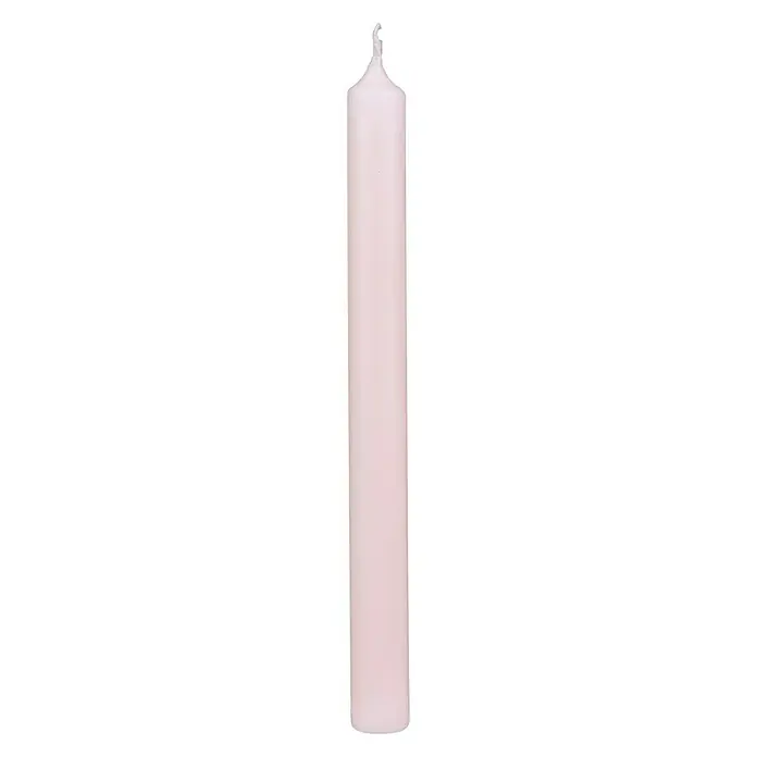Stabkerzen-Set - 4 Stk., Ø x H: 2,2 x 25 cm, Wollweiß - Vorderansicht