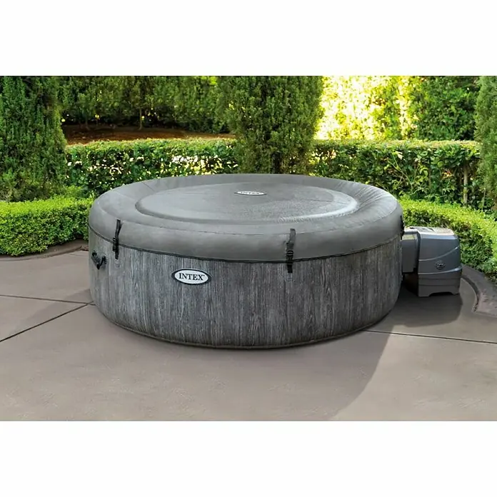 Intex Pure Spa Außen-Whirlpool Greywood Deluxe - Ø x H: 216 x 71 cm, 1.098 l, Geeignet für: 6 Erwachsene - Stimmungsaufnahme
