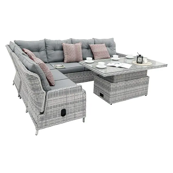 Conjunto de muebles Irene - 4 piezas, Gris - Vista angular