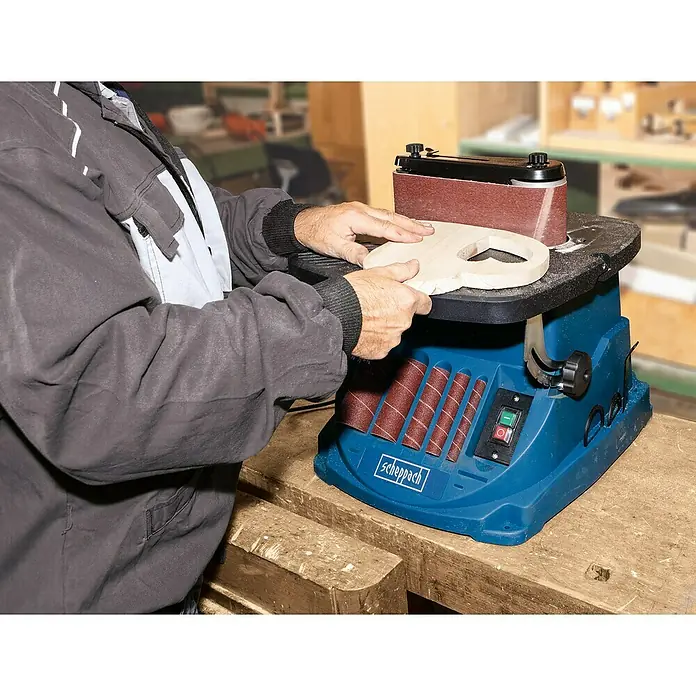 Spindelschleifmaschine OSM600 - Drehzahl: 2.000 U/min, 450 W - Anwendungsbeispiel