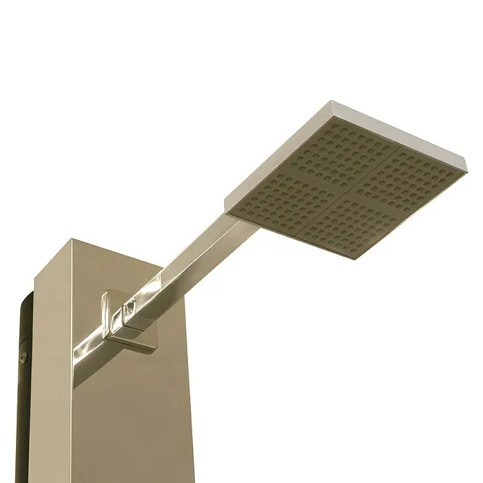 KWAD Solardusche Bologna - Höhe: 230 cm, Schwarz - Detailaufnahme