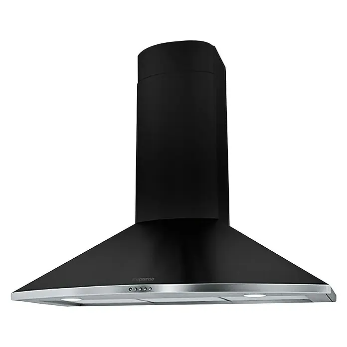 Mepamsa Campana de pared Tender H - Ancho: 90 cm, Potencia de aire máx.: 620 m³/h, Negro - Vista frontal