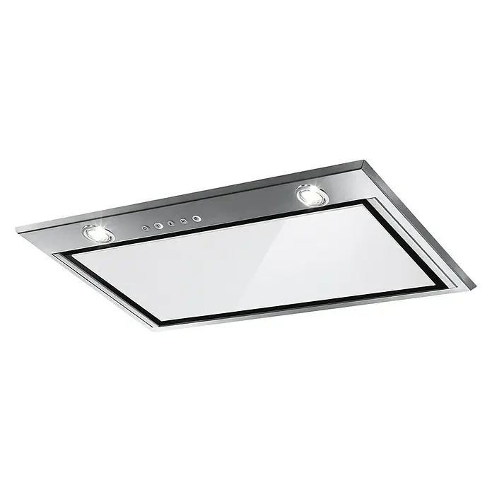 Mepamsa Campana integrable Irún - Ancho: 52 cm, Potencia de aire máx.: 560 m³/h, Blanco/Plateado - Vista angular